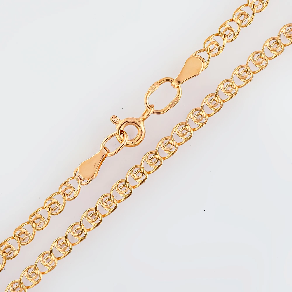 Цепь из красного золота 585 пробы