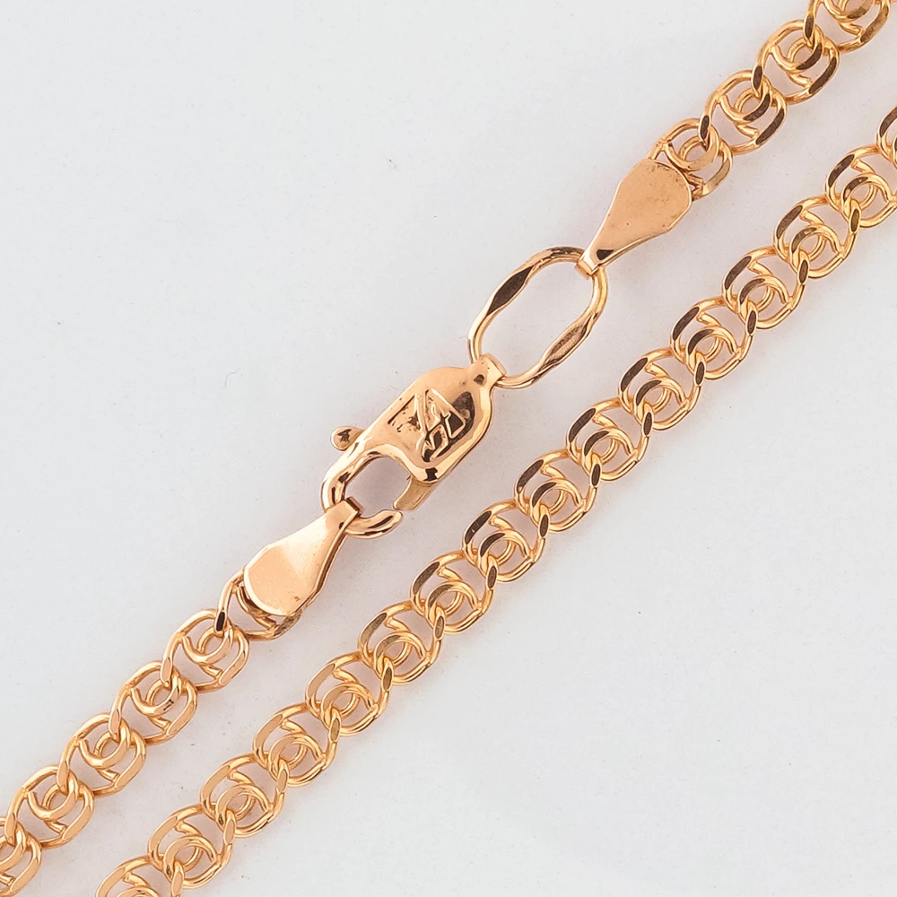 Цепь из красного золота 585 пробы