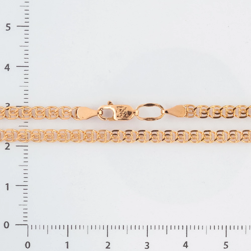 Цепь из красного золота 585 пробы
