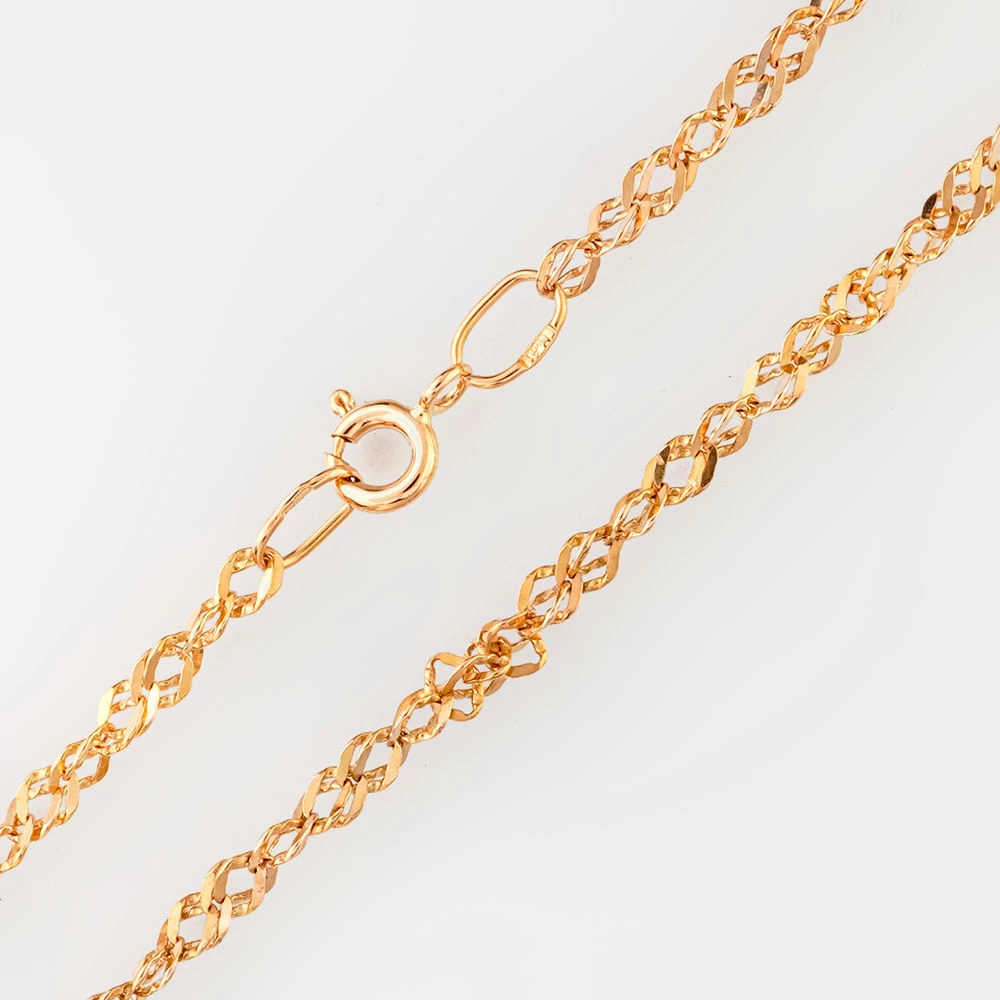 Цепь из красного золота 585 пробы