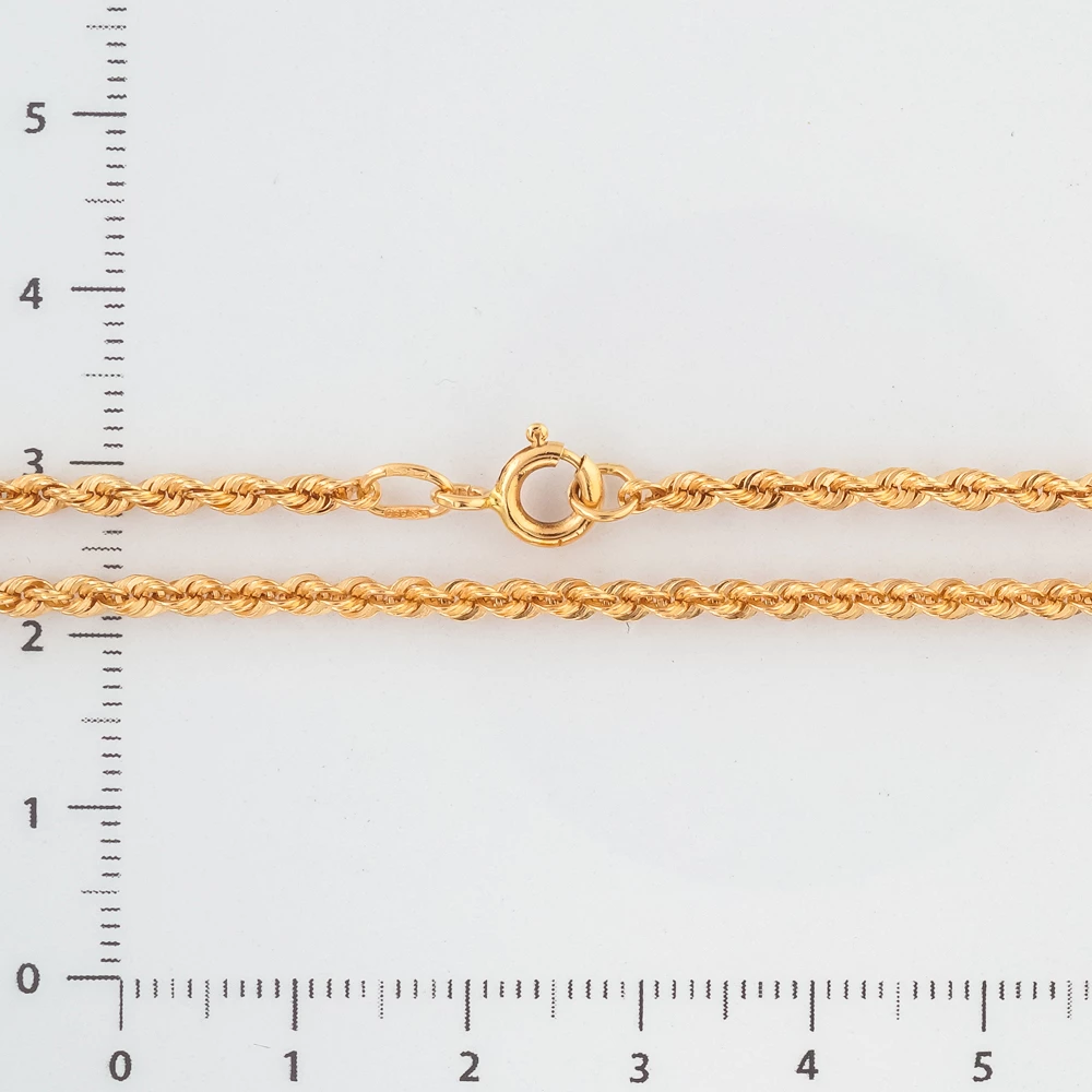 Цепь из красного золота 585 пробы