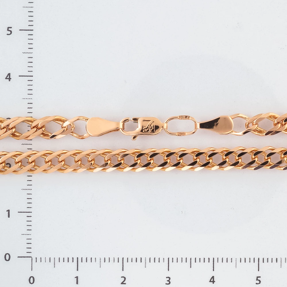 Цепь из красного золота 585 пробы