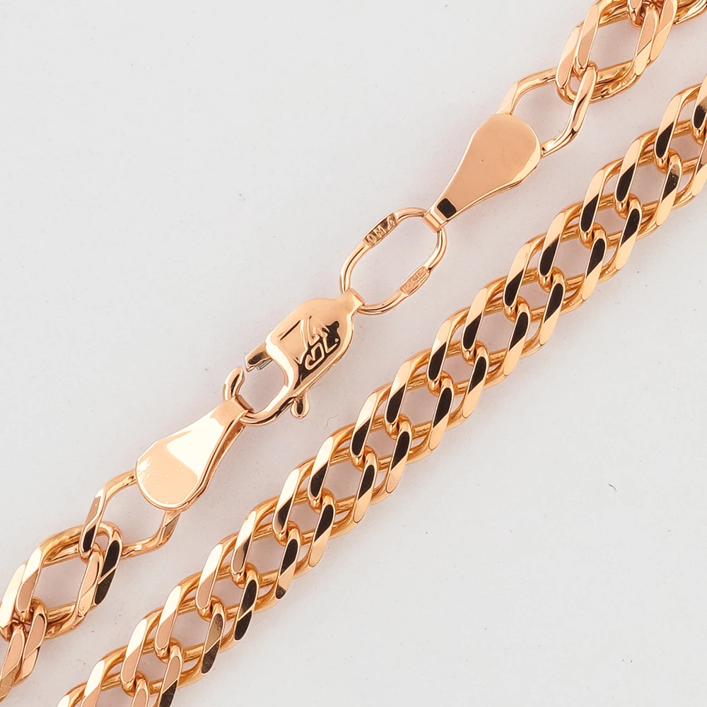 Цепь из красного золота 585 пробы