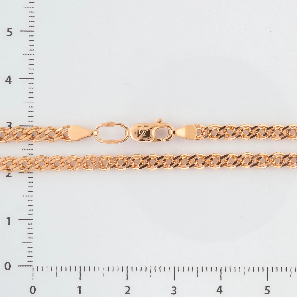 Цепь из красного золота 585 пробы
