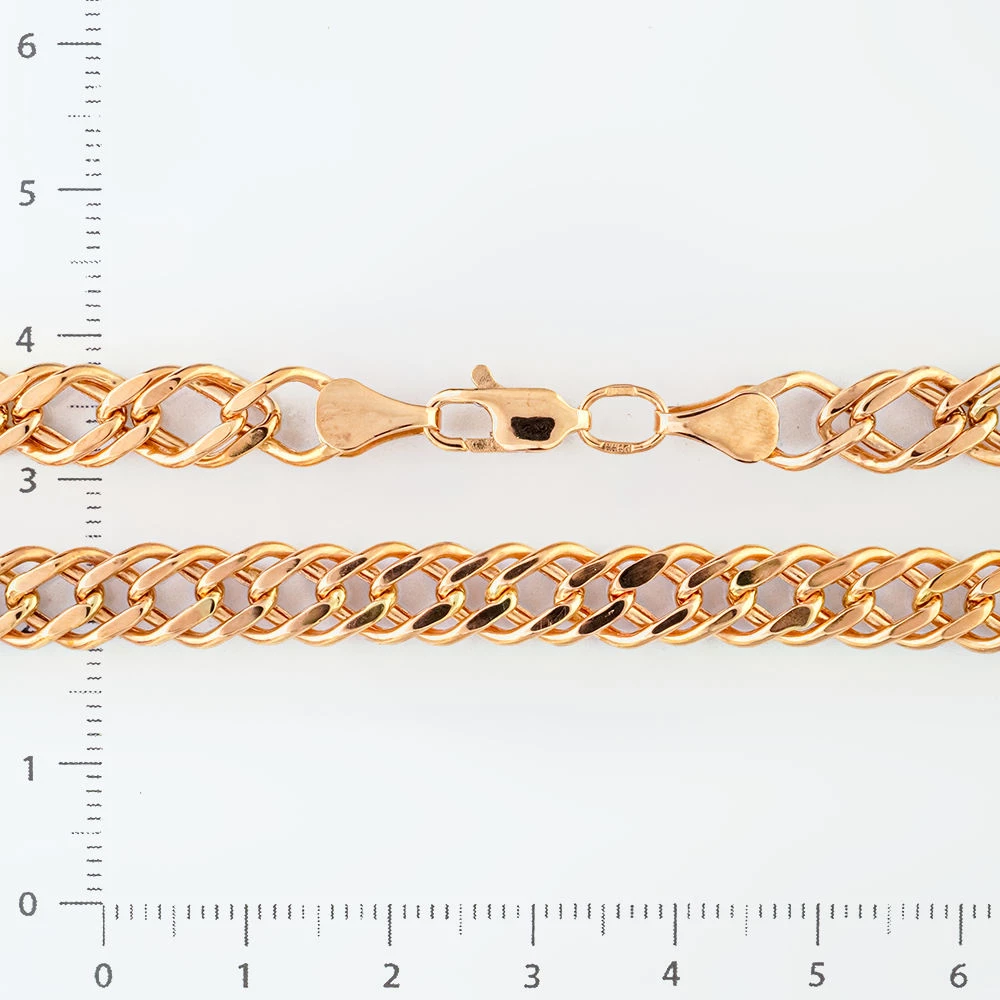 Цепь из красного золота 585 пробы