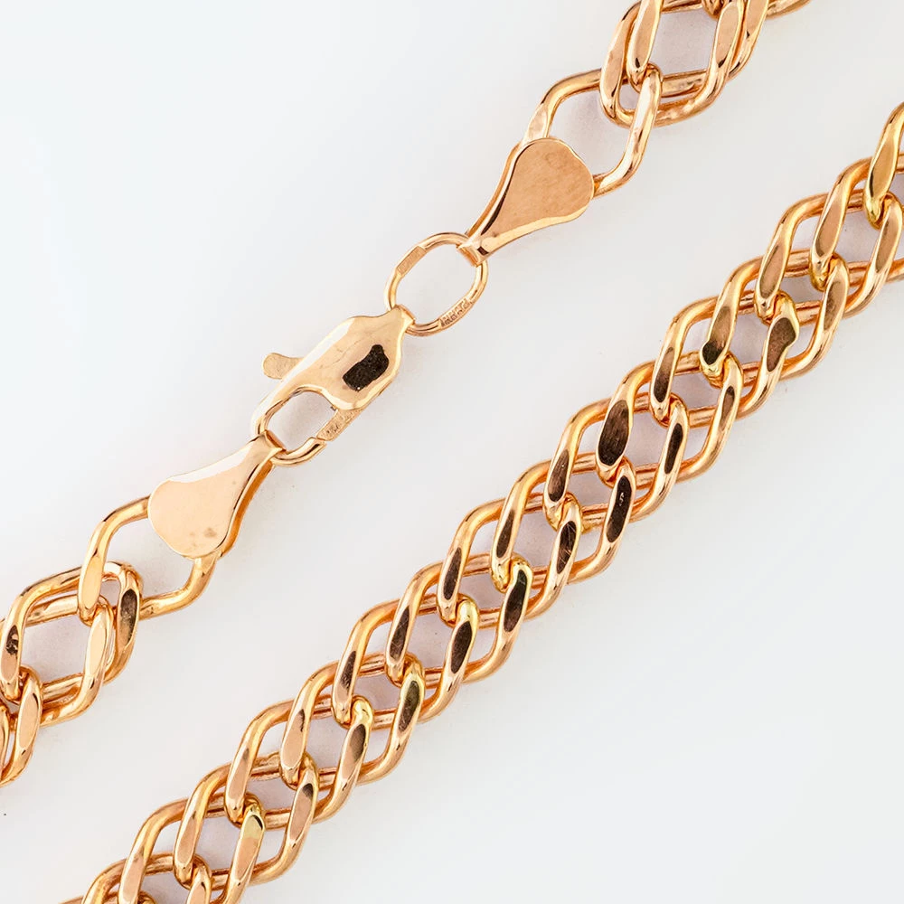 Цепь из красного золота 585 пробы