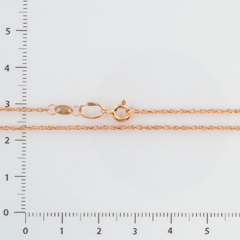 Цепь из красного золота 585 пробы