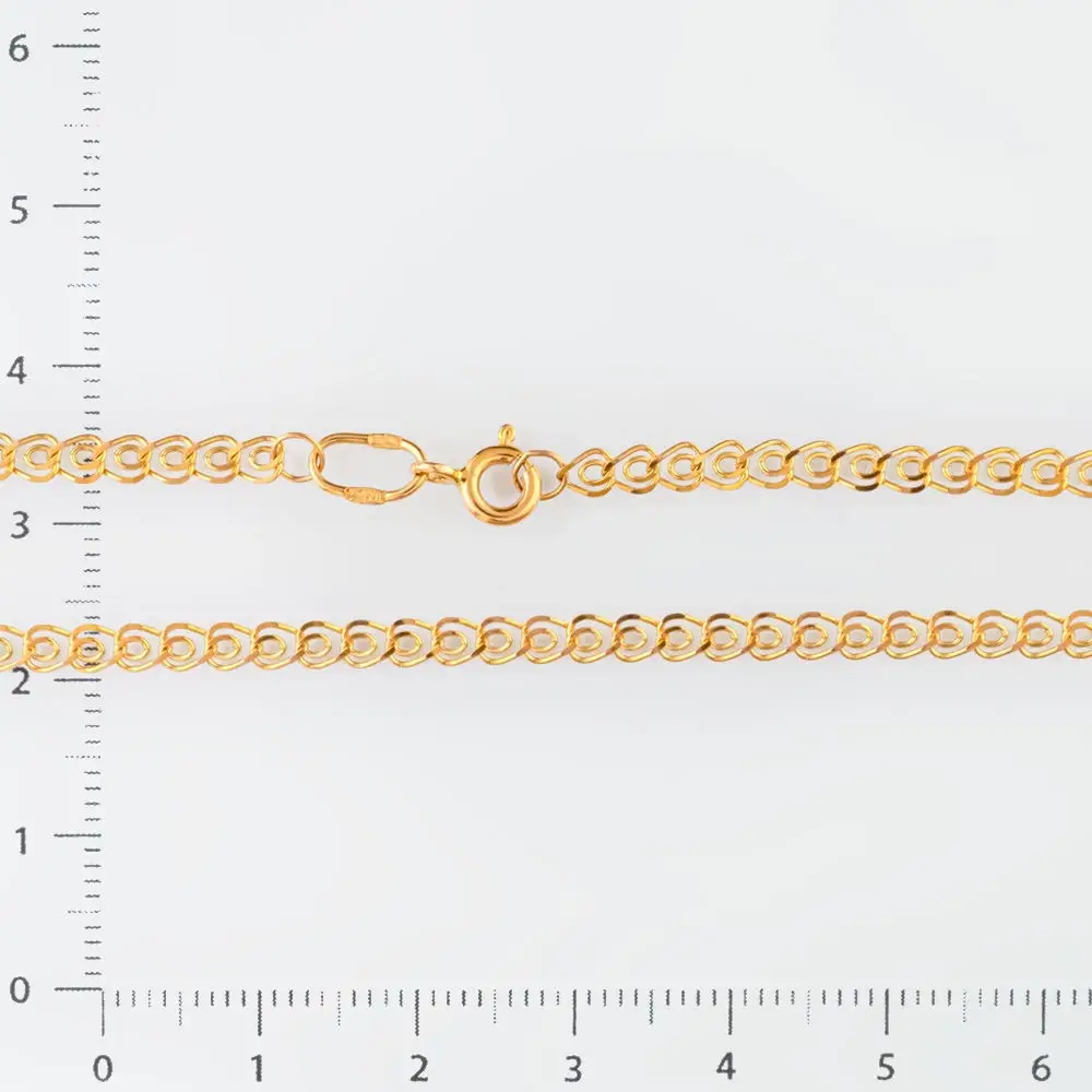 Цепь из красного золота 585 пробы 2