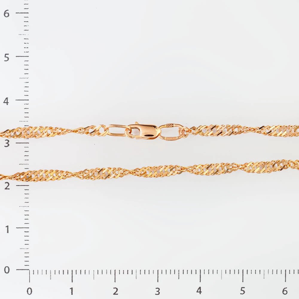 Цепь из красного золота 585 пробы