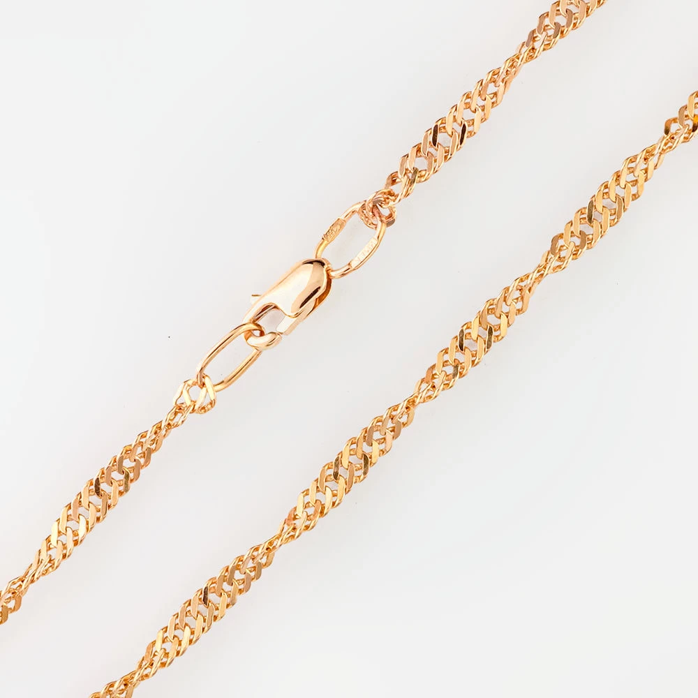 Цепь из красного золота 585 пробы