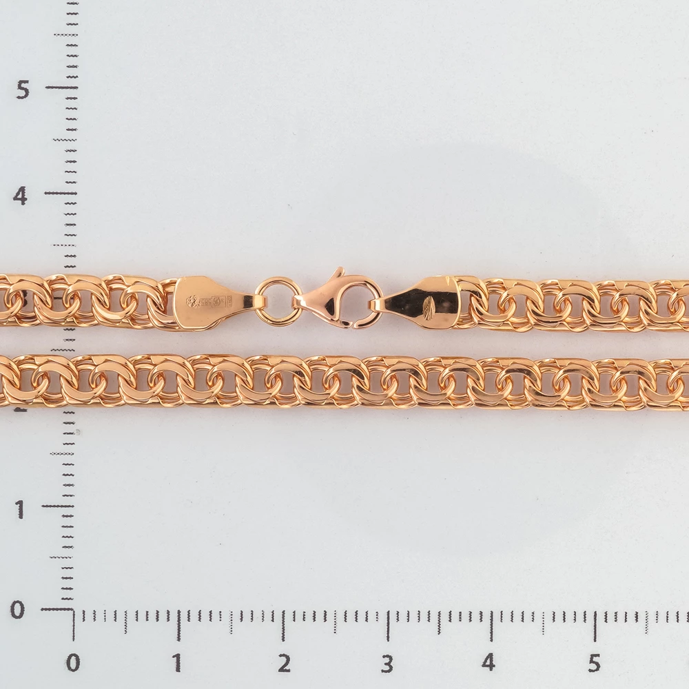 Цепь из красного золота 585 пробы