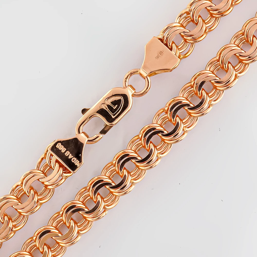 Цепь из красного золота 585 пробы