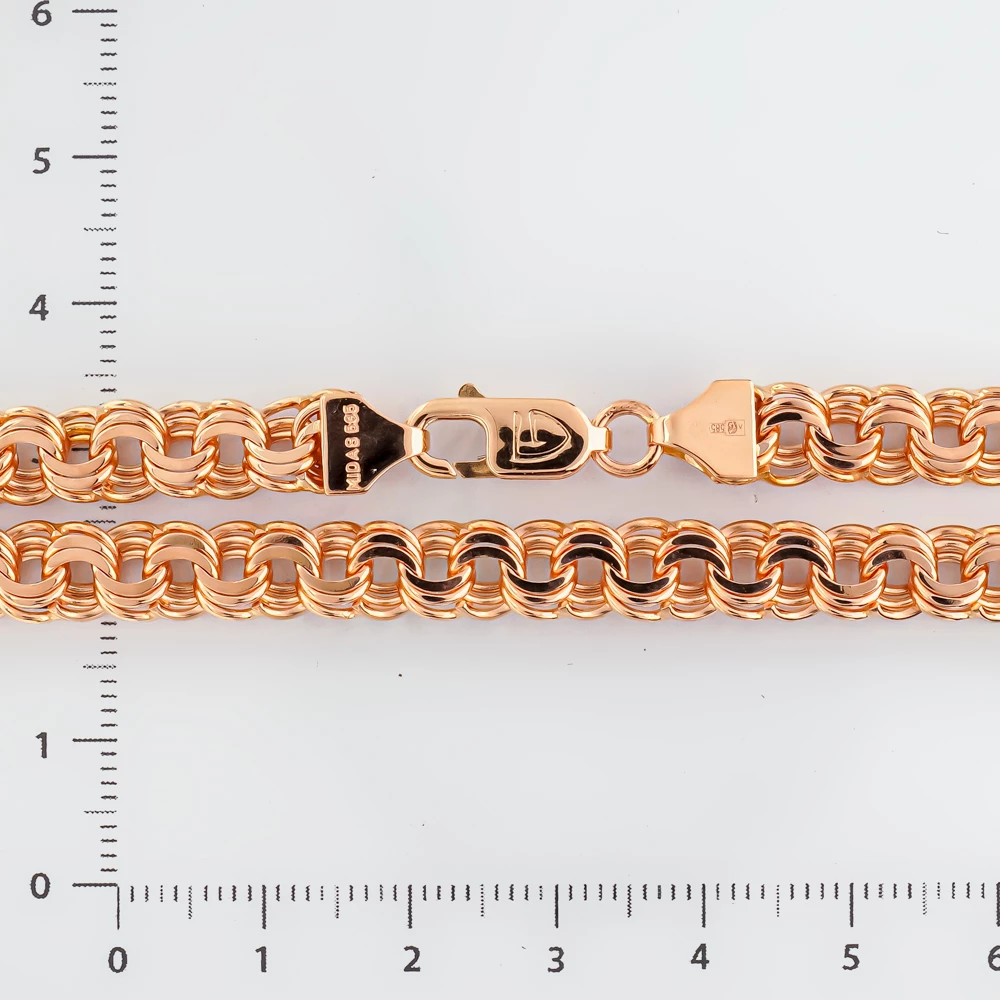 Цепь из красного золота 585 пробы