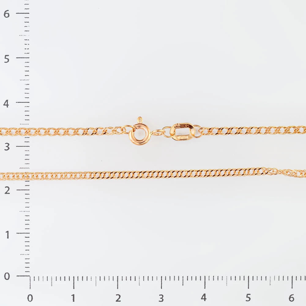 Цепь из красного золота 585 пробы