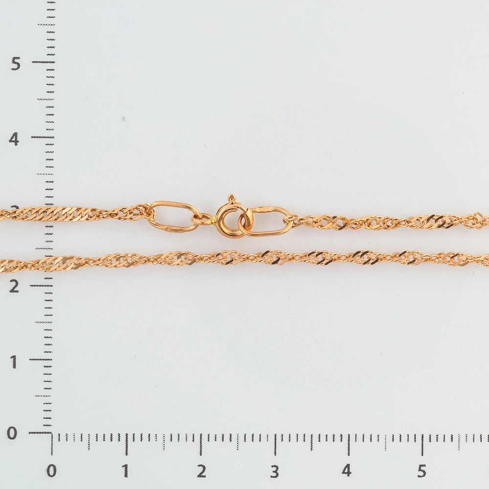 Цепь из красного золота 585 пробы