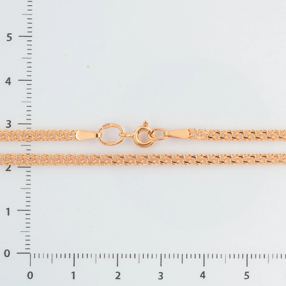 Цепь из красного золота 585 пробы