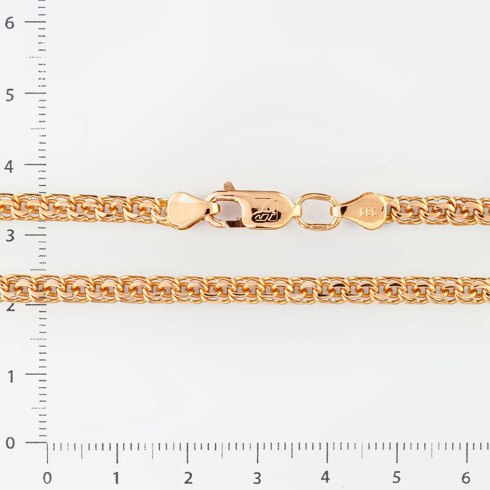 Цепь из красного золота 585 пробы