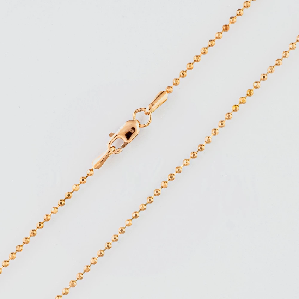 Цепь из красного золота 585 пробы