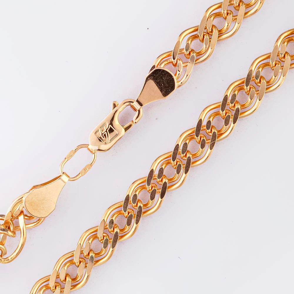 Цепь из красного золота 585 пробы 1