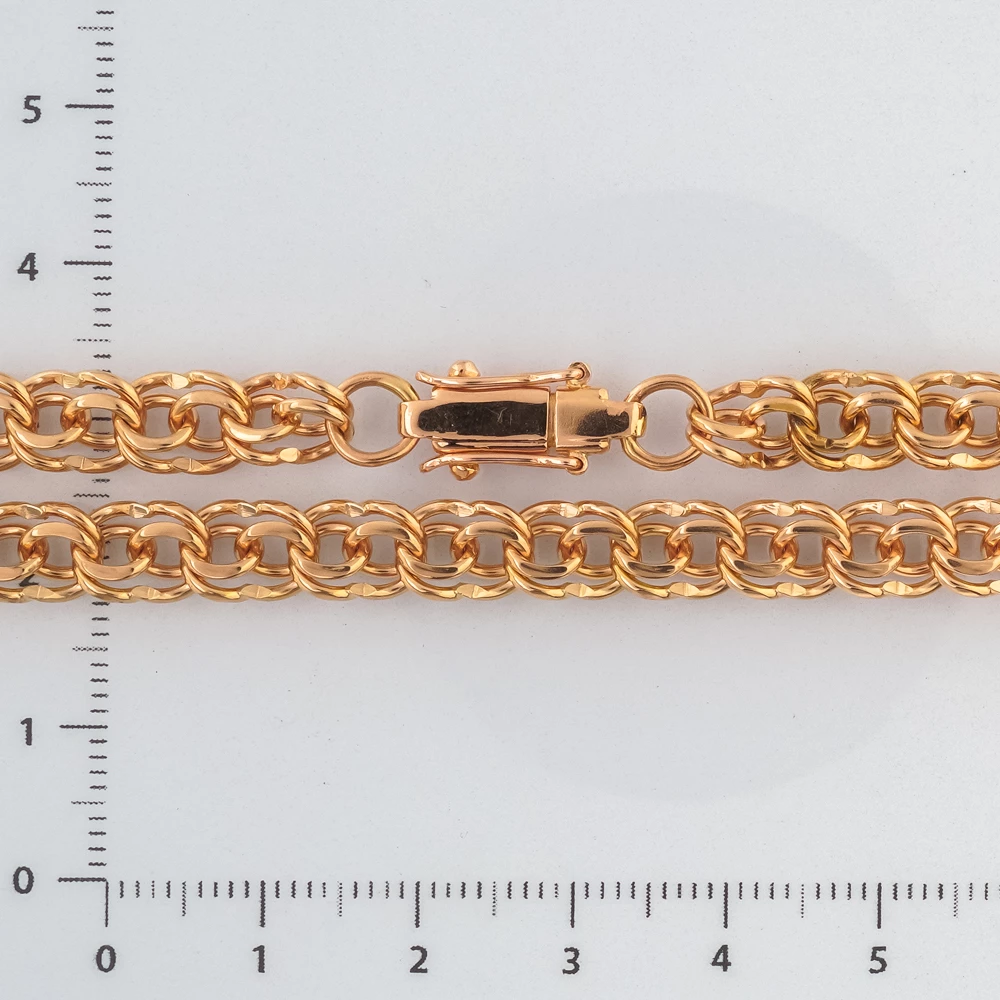 Цепь из красного золота 583 пробы