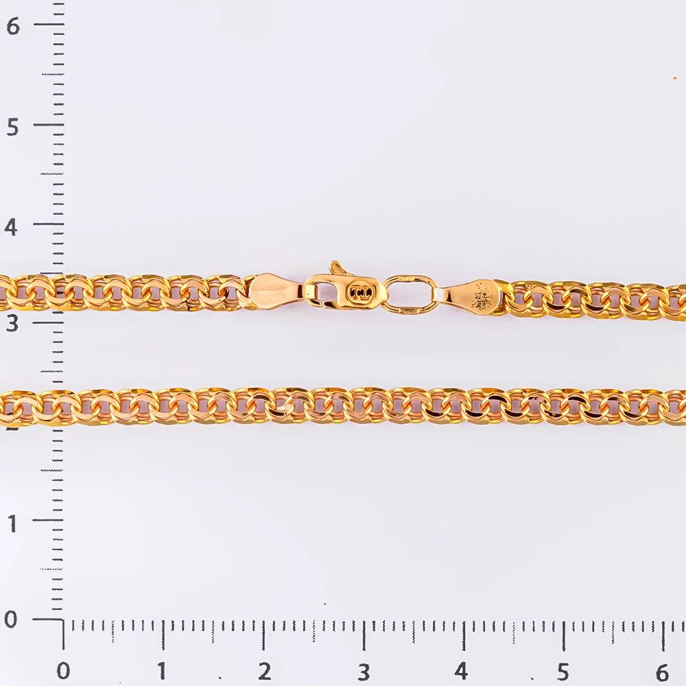 Цепь из красного золота 585 пробы