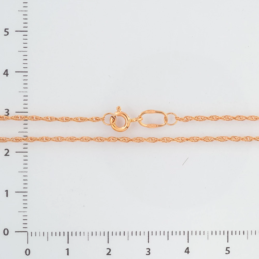 Цепь из красного золота 585 пробы