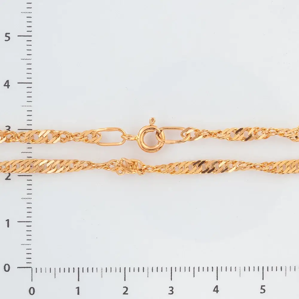 Цепь из красного золота 585 пробы 2