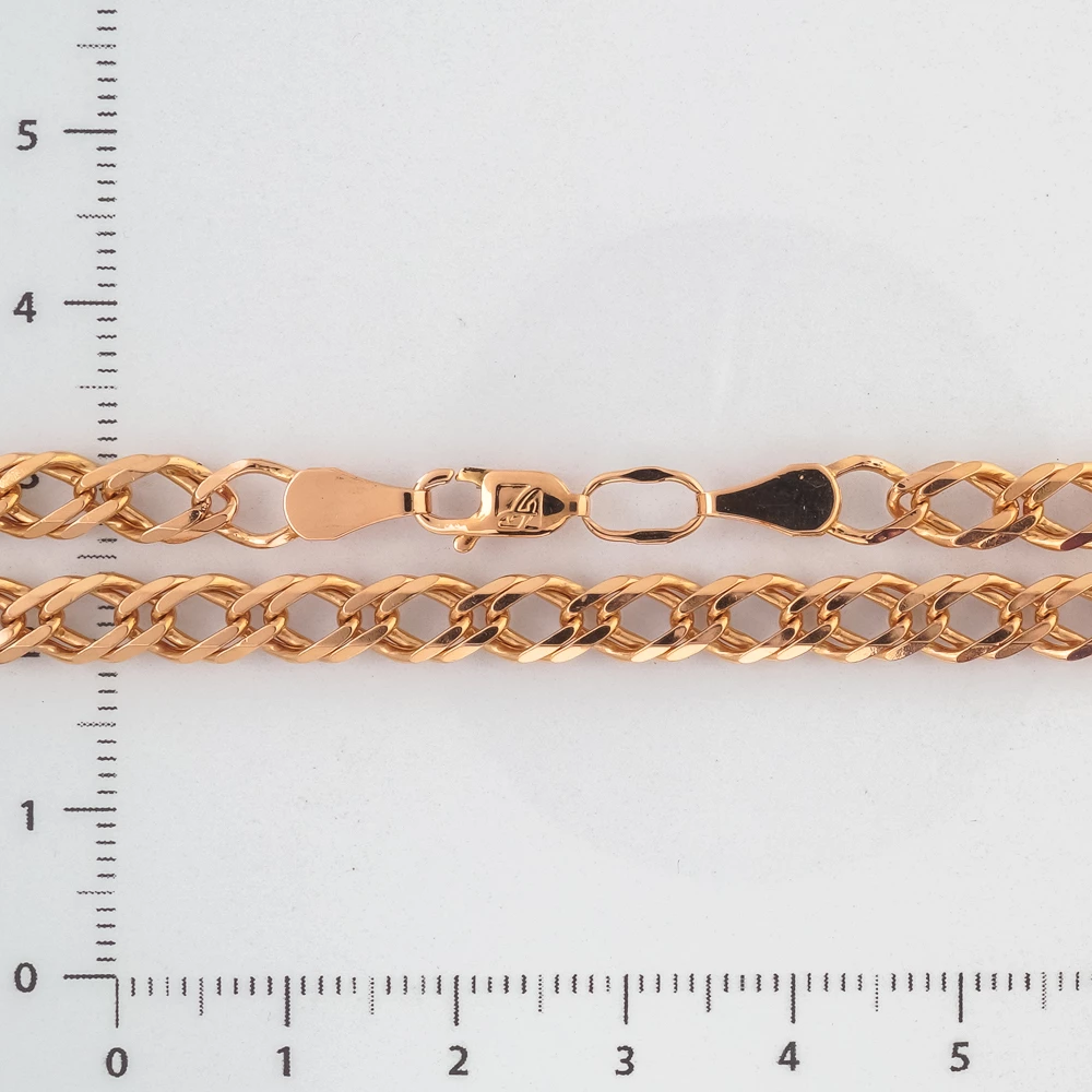 Цепь из красного золота 585 пробы
