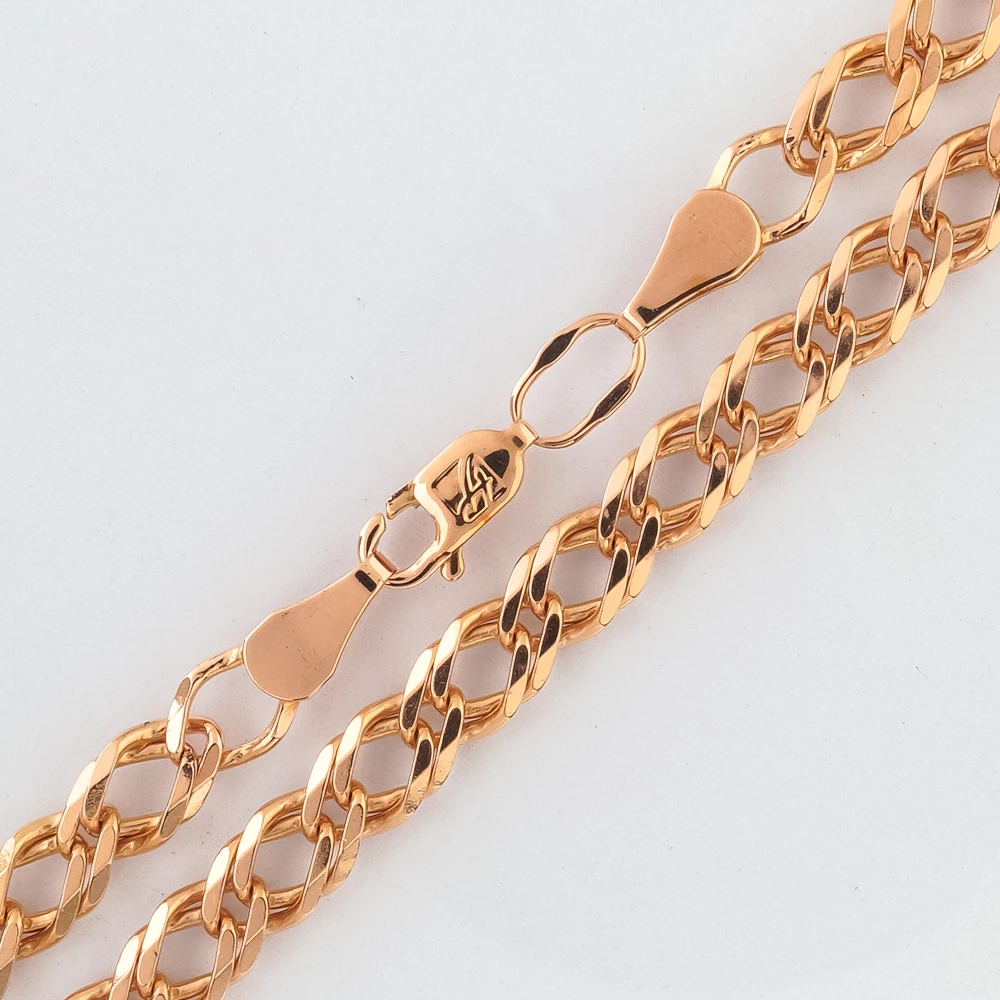 Цепь из красного золота 585 пробы