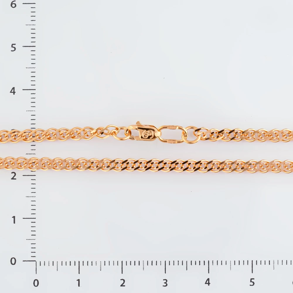 Цепь из красного золота 585 пробы