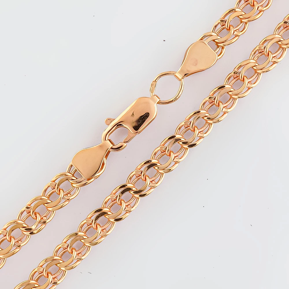 Цепь из красного золота 585 пробы