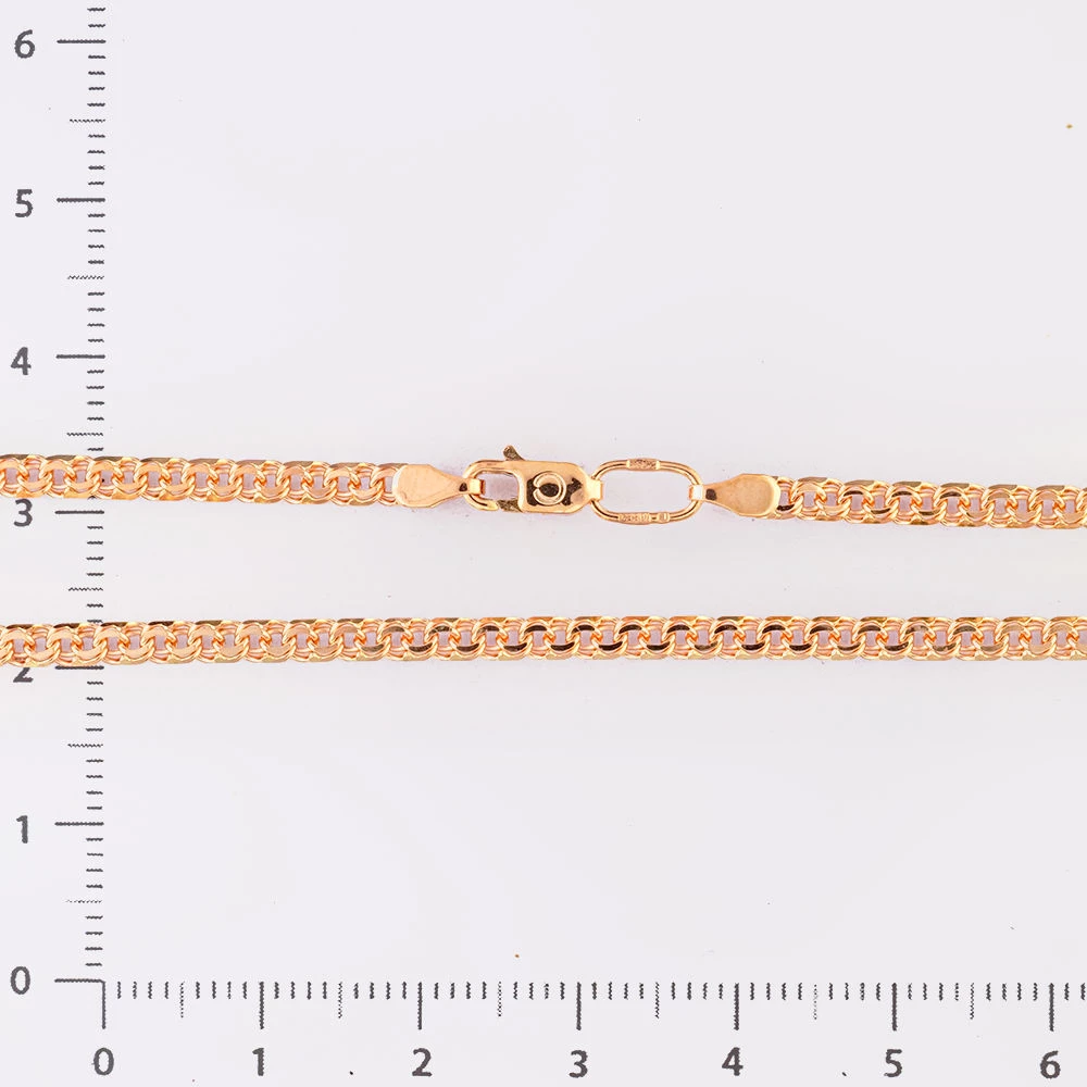 Цепь из красного золота 585 пробы