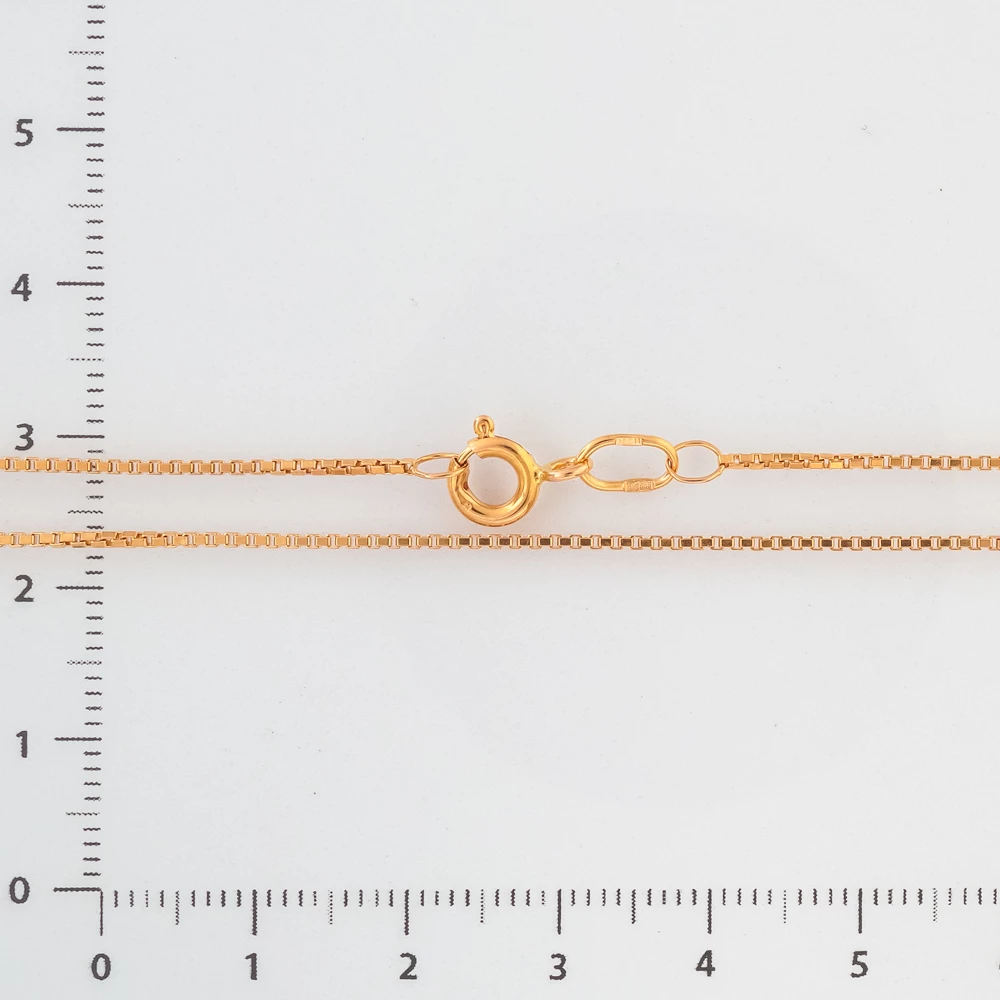 Цепь из красного золота 585 пробы