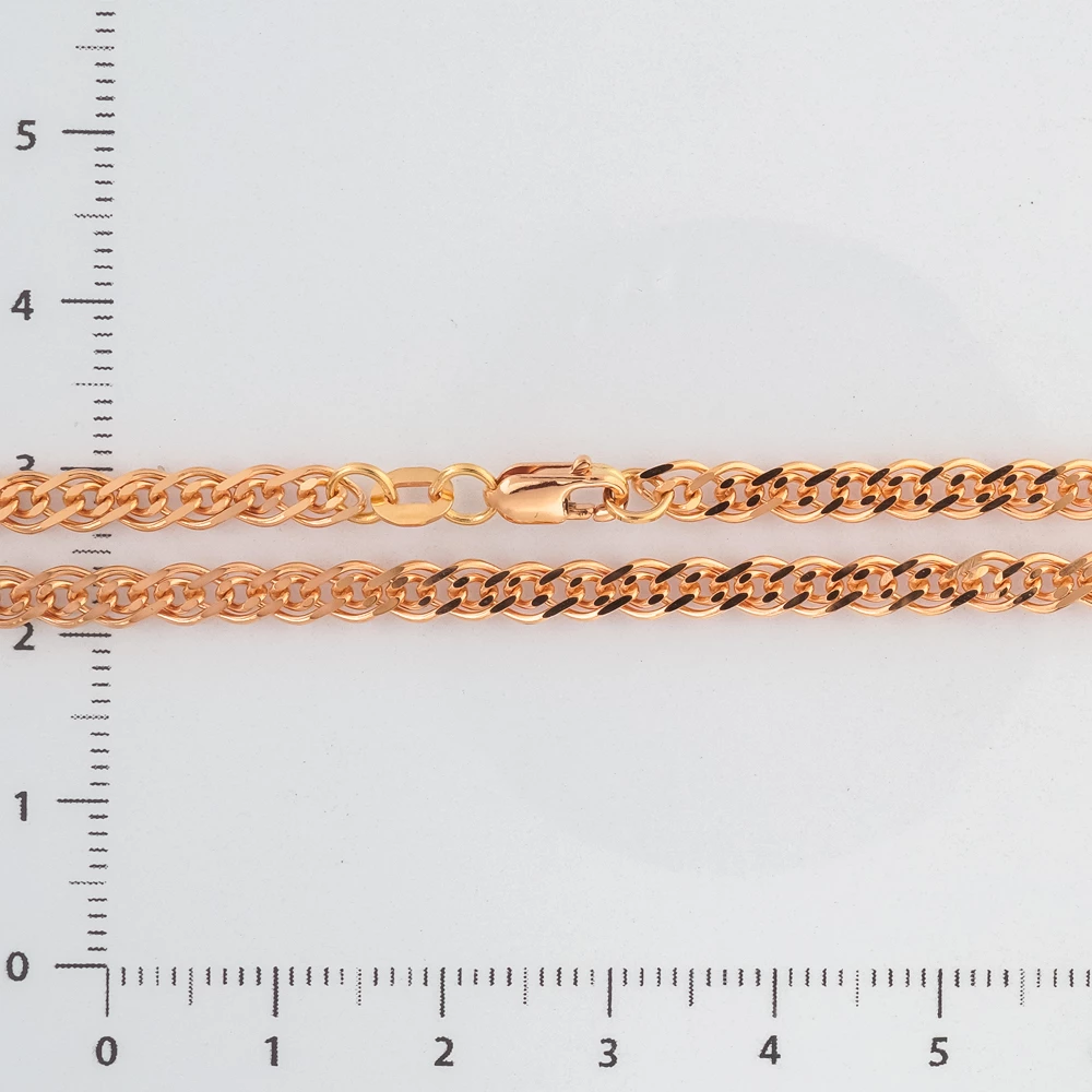 Цепь из красного золота 585 пробы
