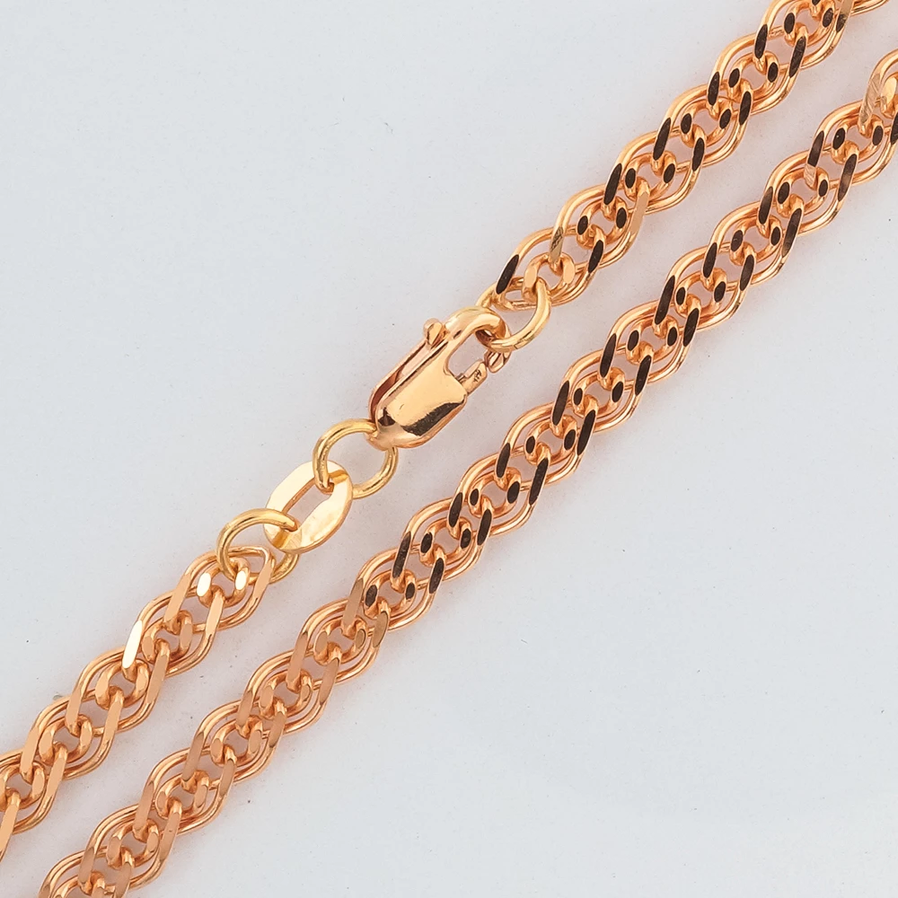 Цепь из красного золота 585 пробы