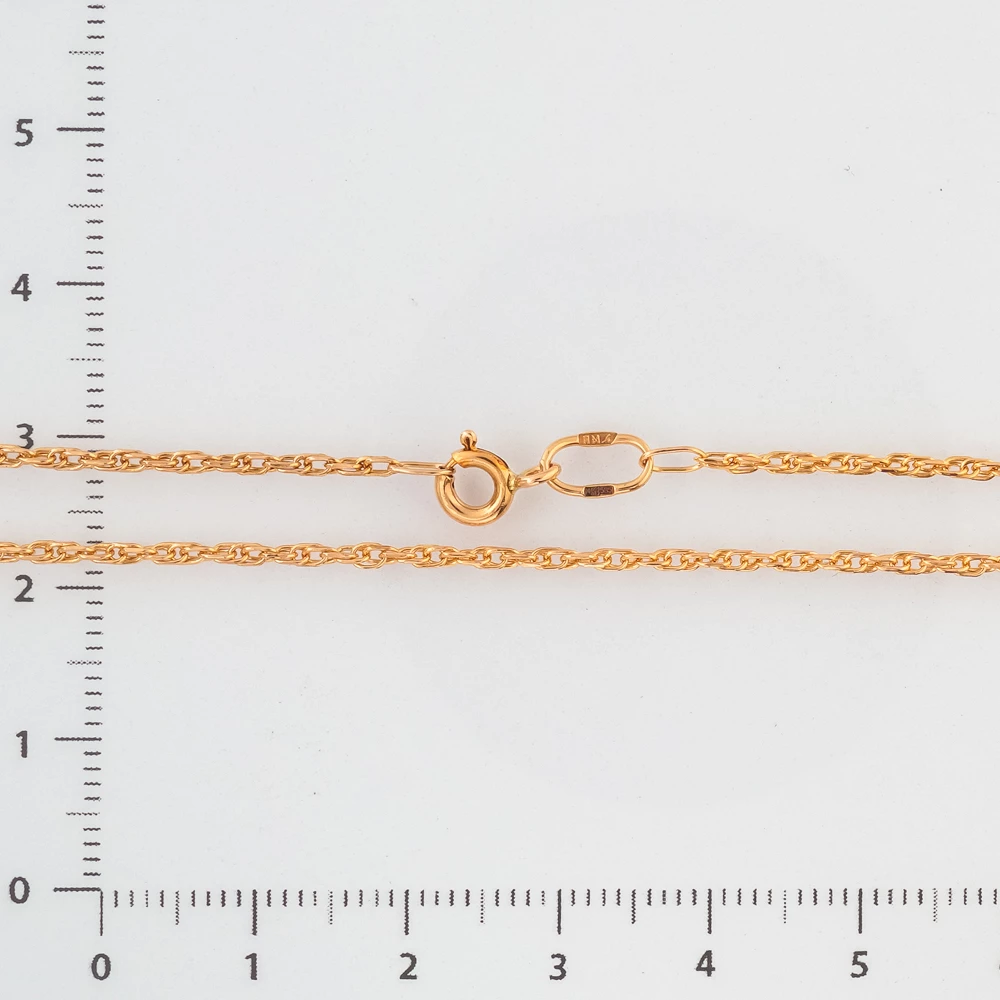 Цепь из красного золота 585 пробы