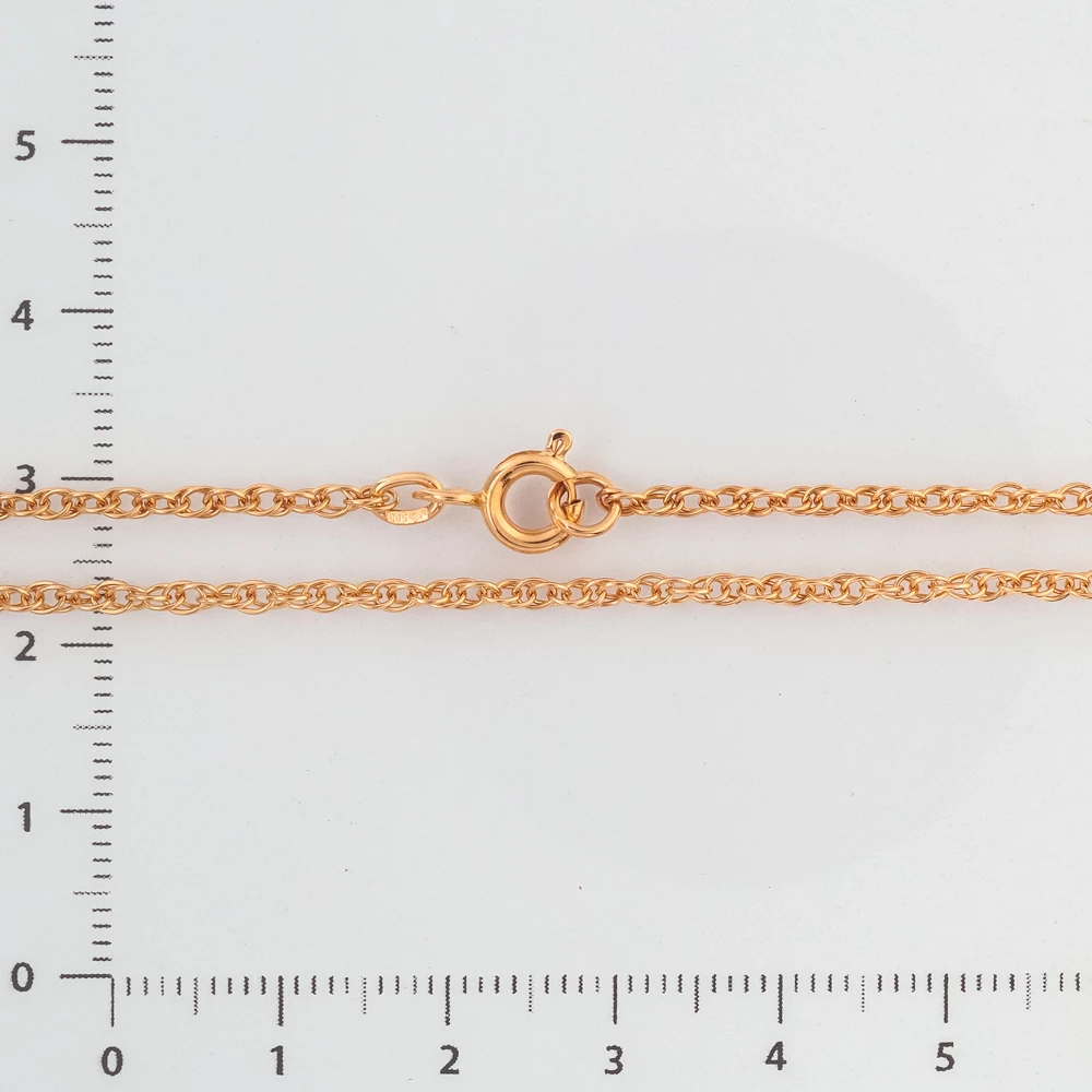Цепь из красного золота 585 пробы