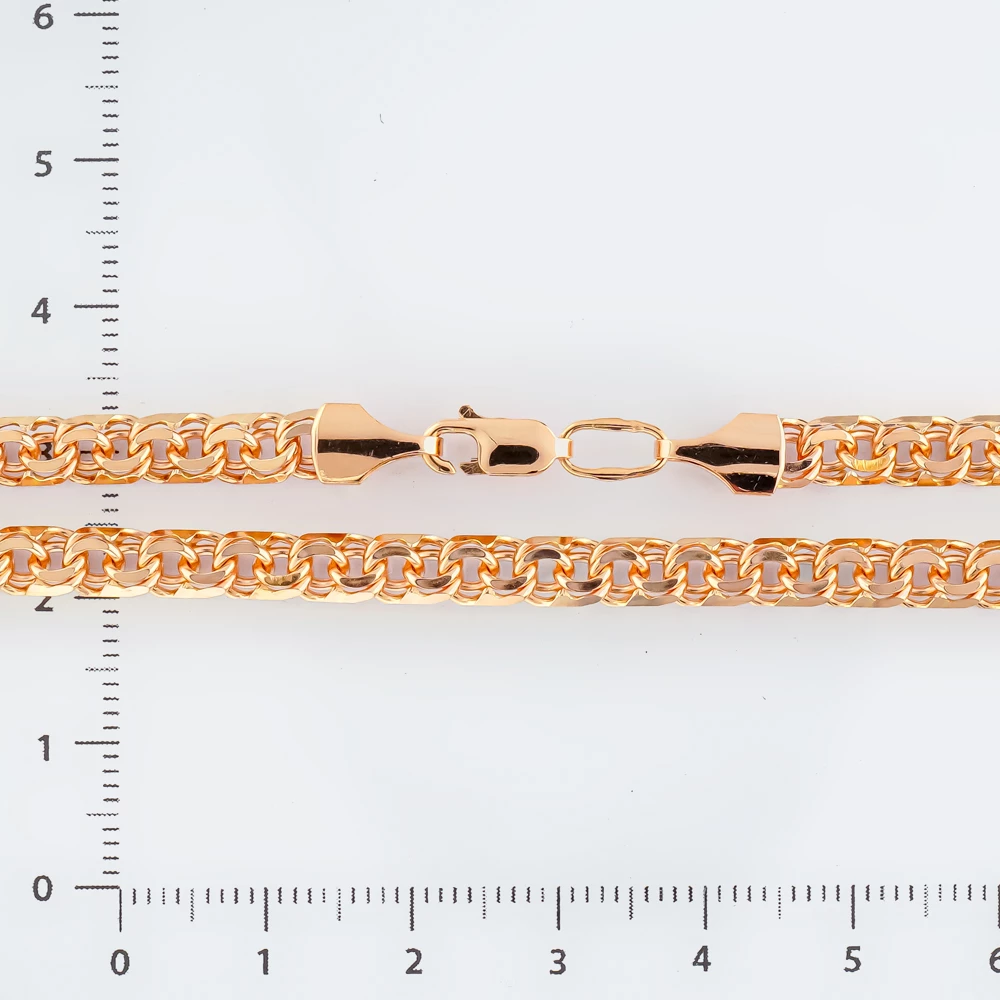 Цепь из красного золота 585 пробы