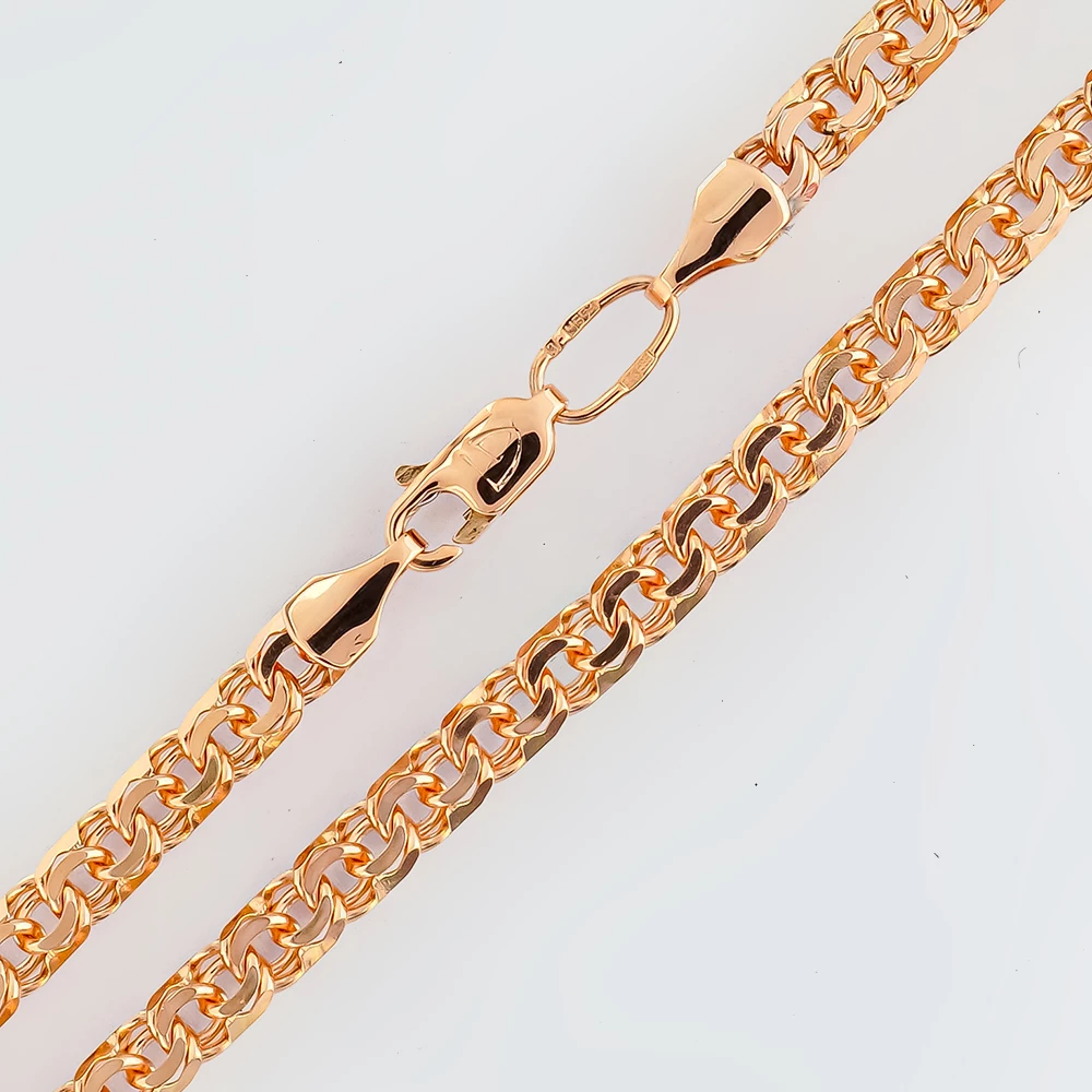 Цепь из красного золота 585 пробы