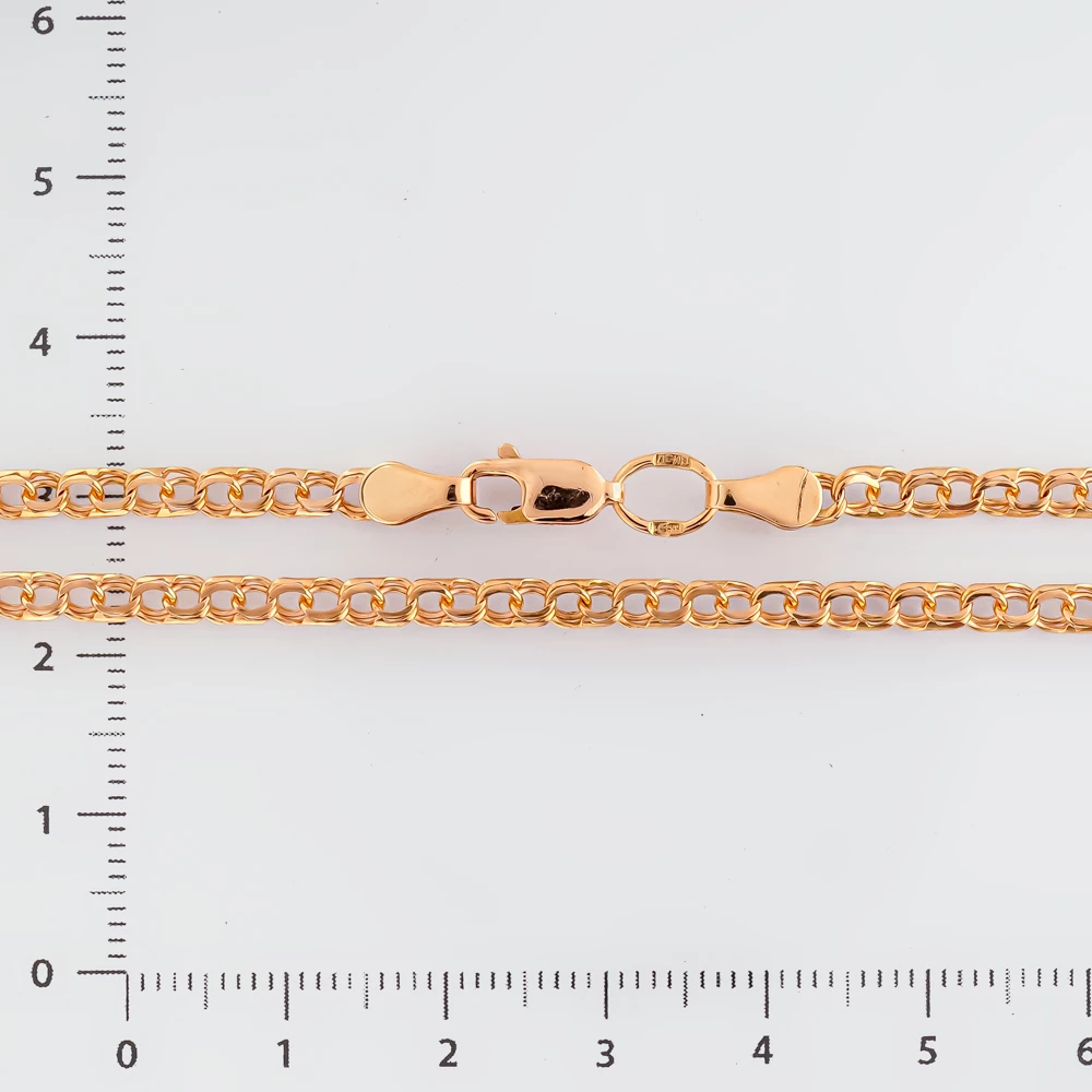 Цепь из красного золота 585 пробы
