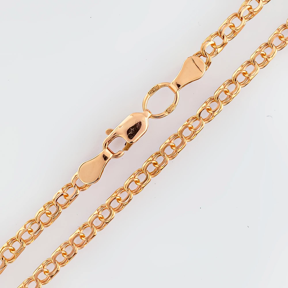 Цепь из красного золота 585 пробы