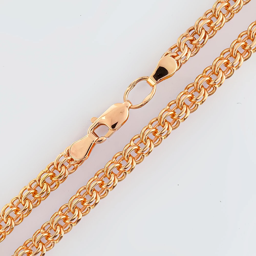 Цепь из красного золота 585 пробы