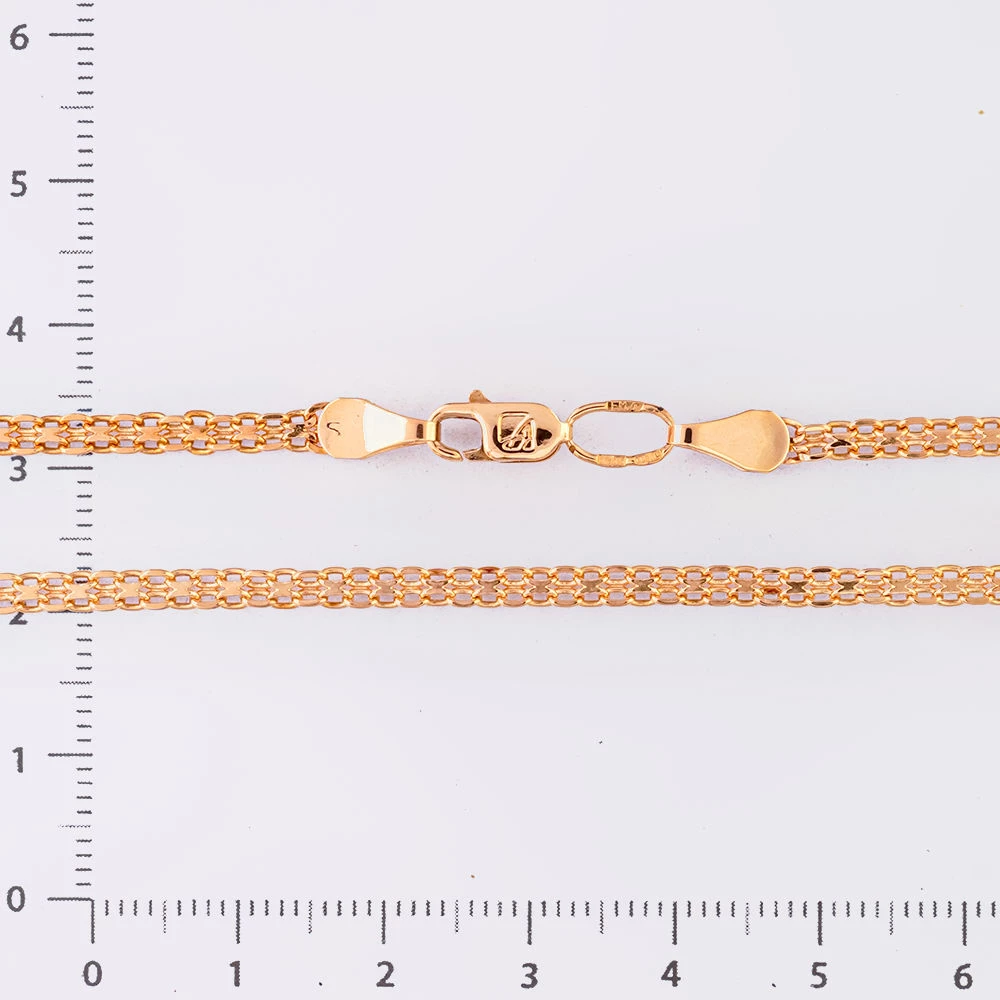 Цепь из красного золота 585 пробы