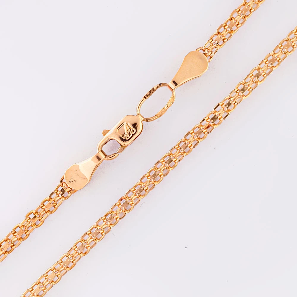 Цепь из красного золота 585 пробы