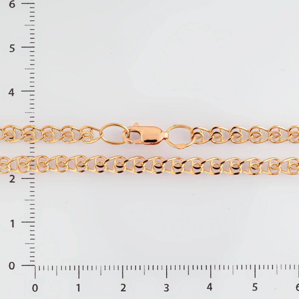 Цепь из красного золота 585 пробы