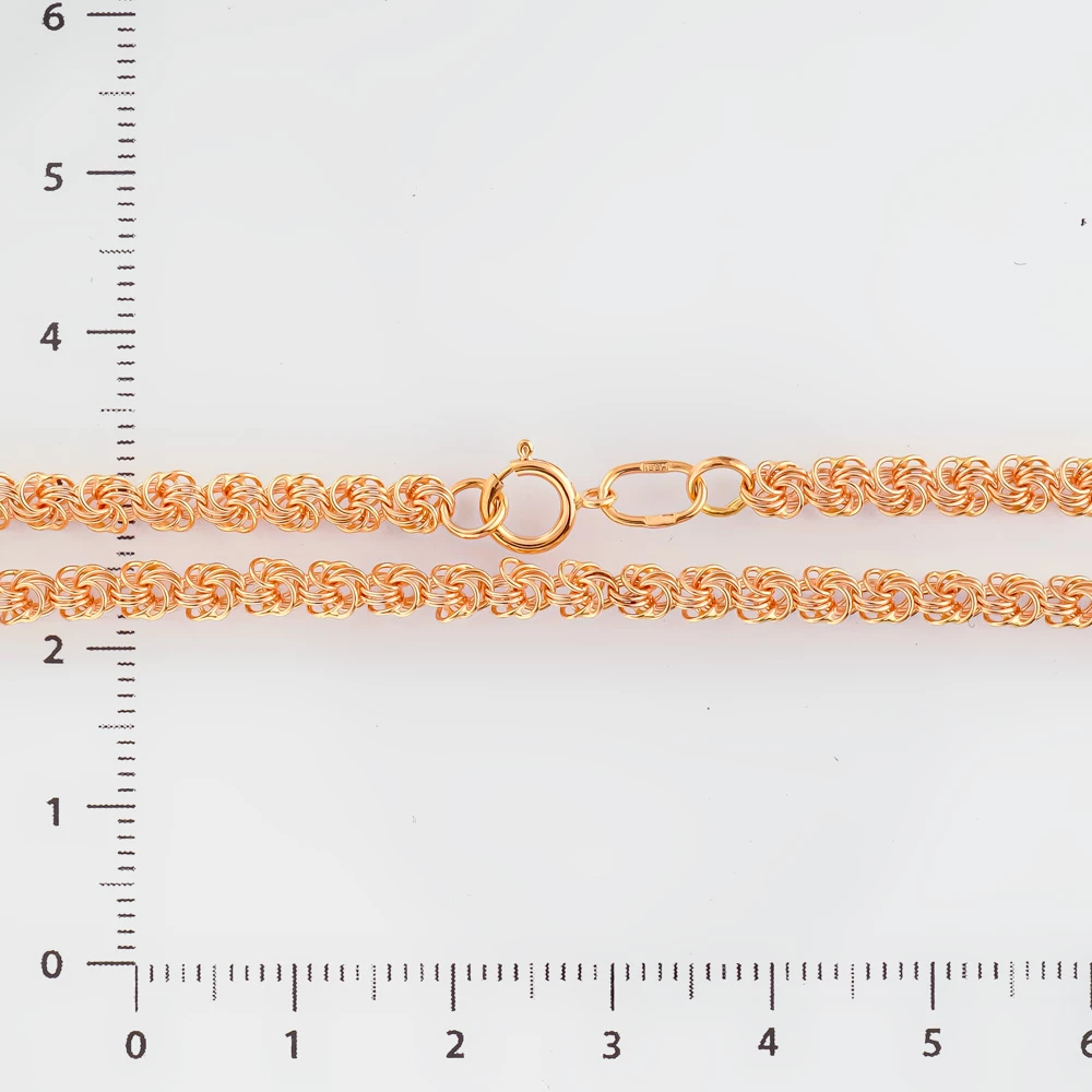 Цепь из красного золота 585 пробы