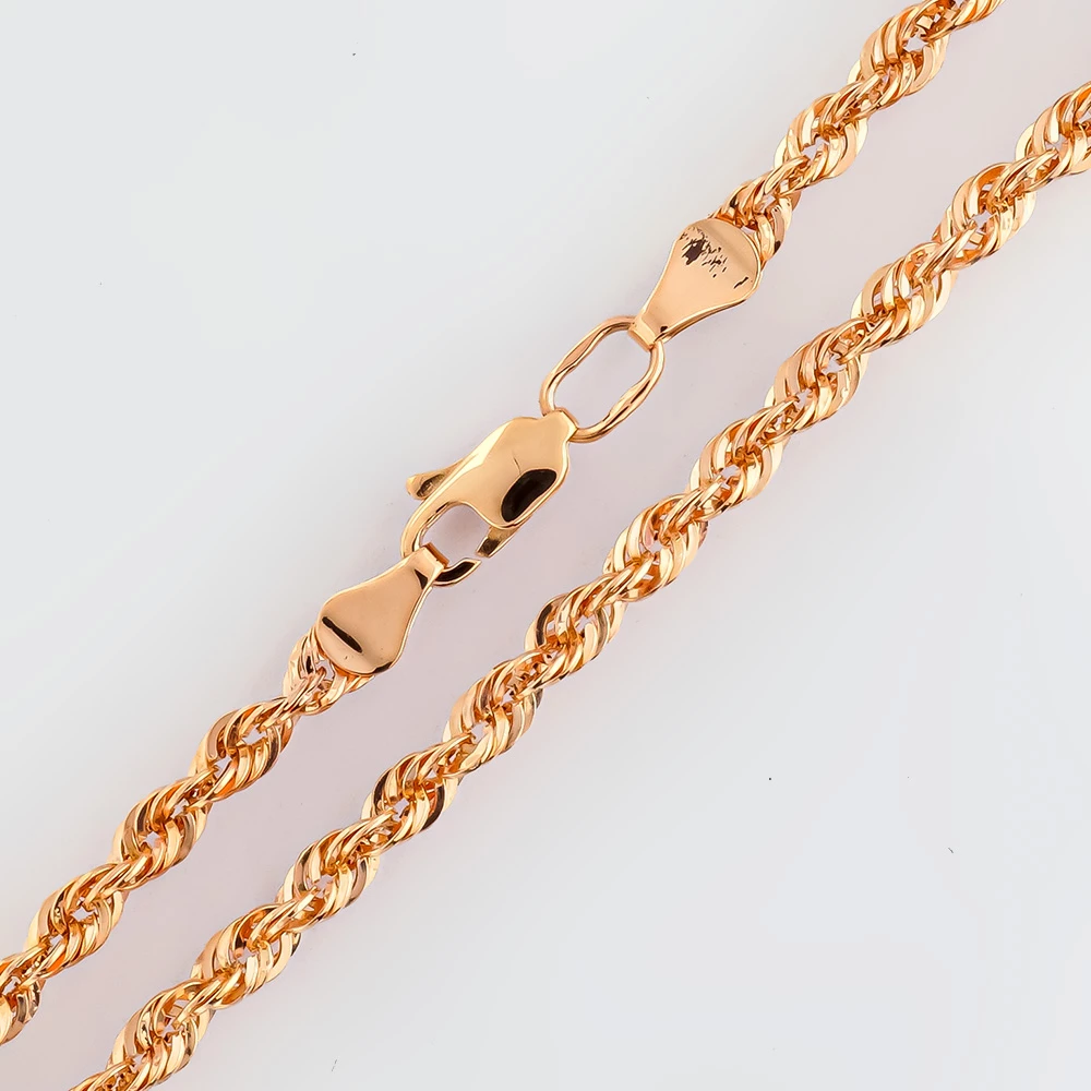 Цепь из красного золота 585 пробы