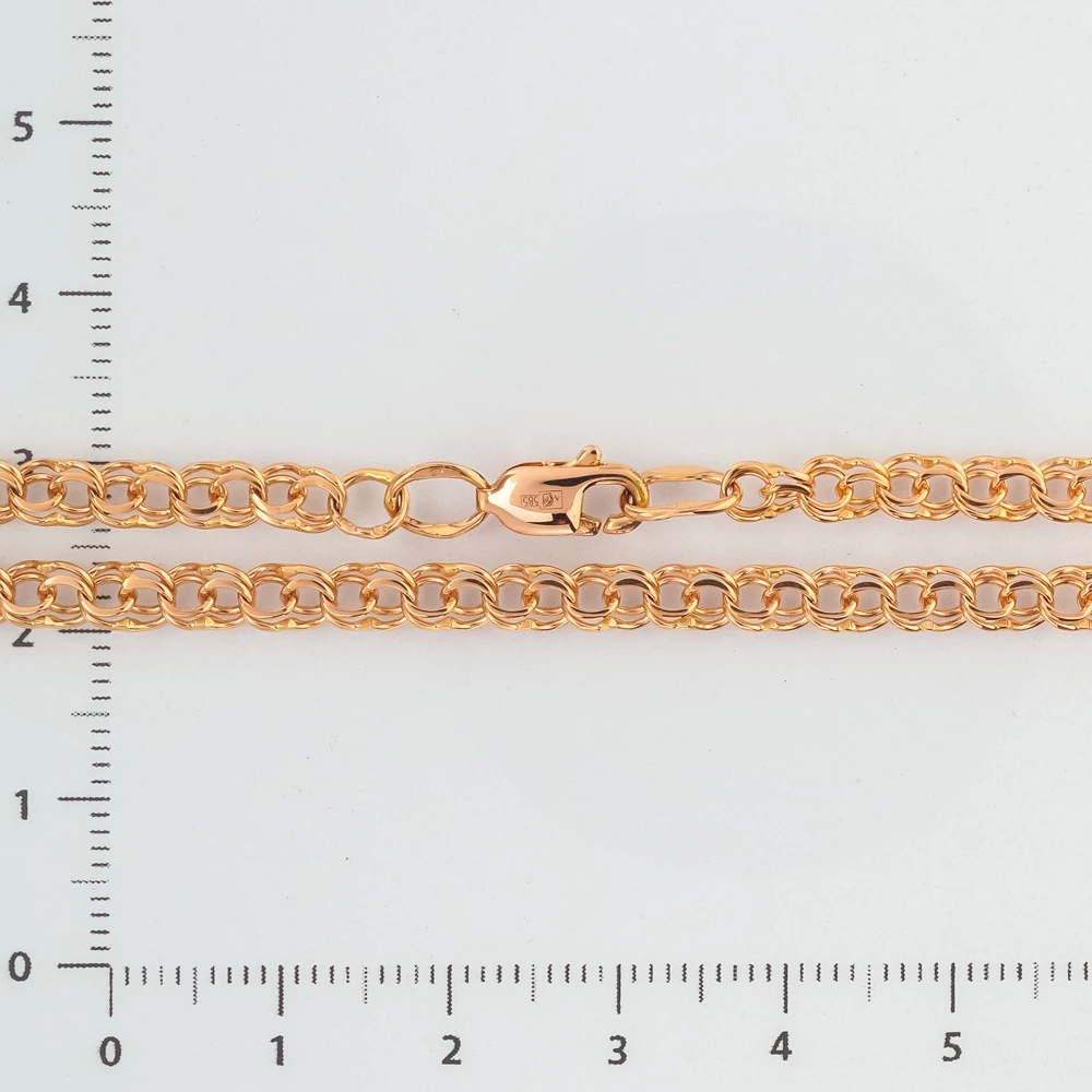 Цепь из красного золота 585 пробы