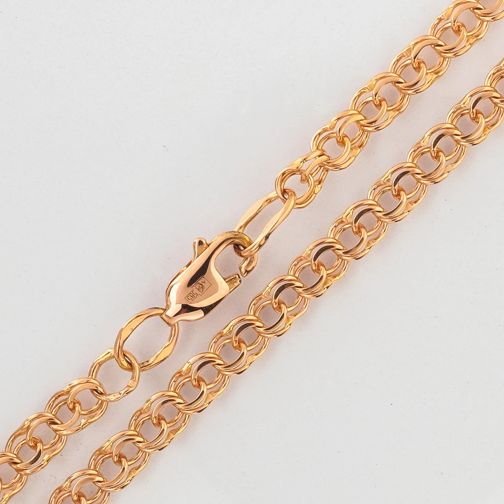 Цепь из красного золота 585 пробы