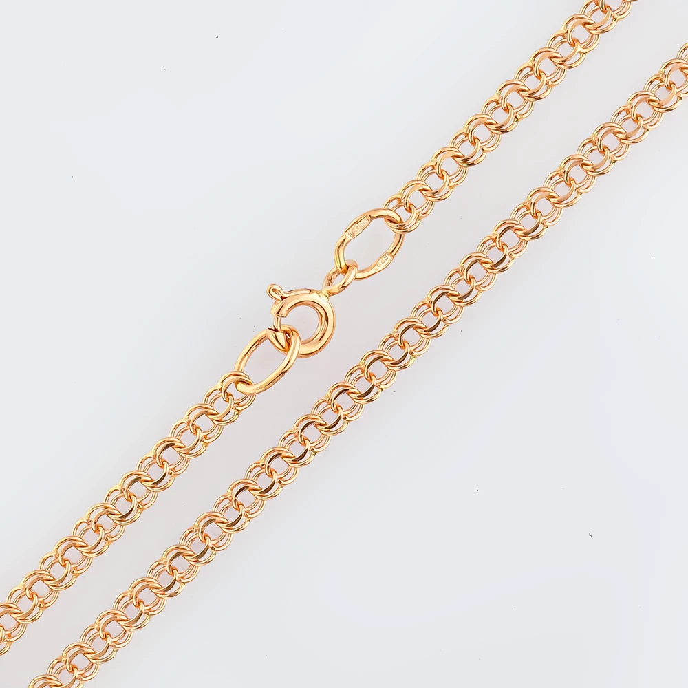 Цепь из красного золота 585 пробы